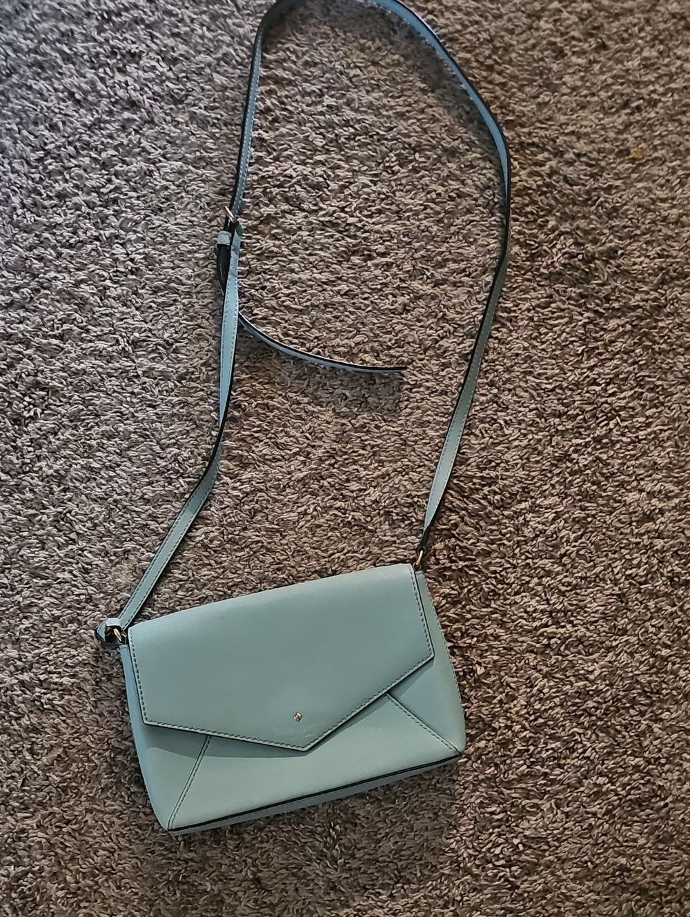 Kate Spade  Light Blue Leather Crossbody Bag